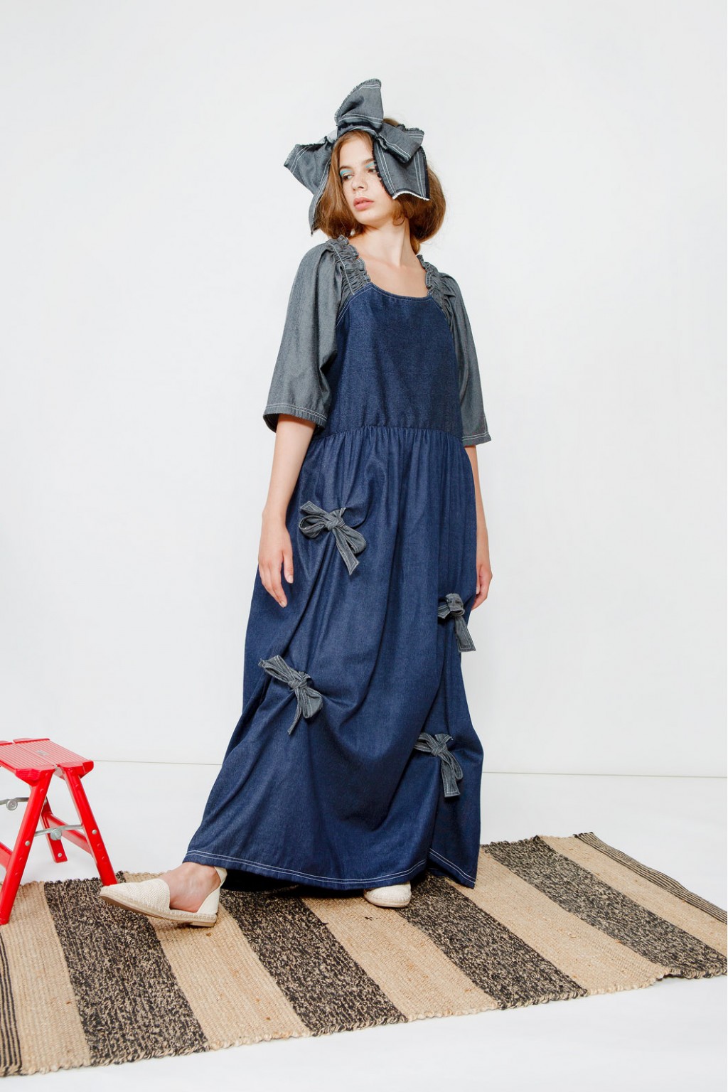 VANESSA DRESS DARK BLUE 